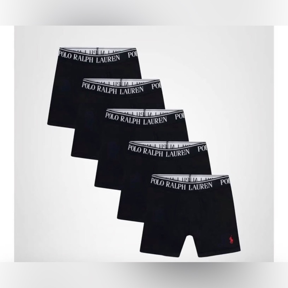 Polo by Ralph Lauren Boys' Black Boxer Briefs - Picture 3 of 3